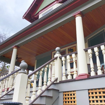Historic Porch & siding Restoration - 19th Century Victorian