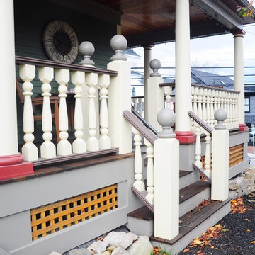 Historic Porch & siding Restoration - 19th Century Victorian