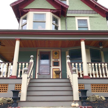 Historic Porch & siding Restoration - 19th Century Victorian