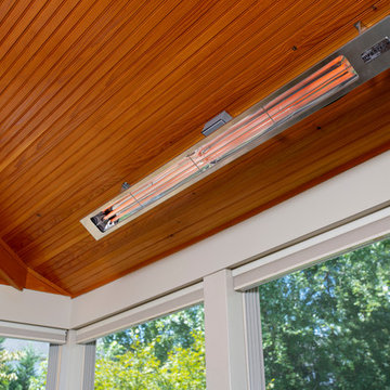 Hybrid Eze-Breeze Sunroom with Infrared Heaters