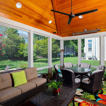 Hybrid Eze-Breeze Sunroom with Infrared Heaters