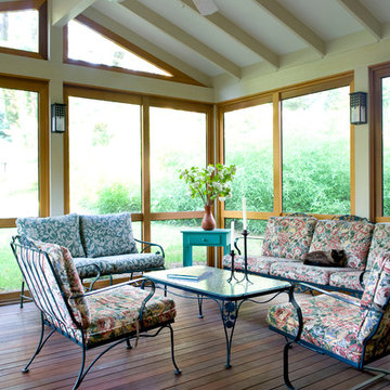 Indoor to Outdoor Transition Sustainable Screen Porch