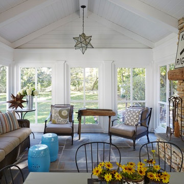 Inviting Screen Porch