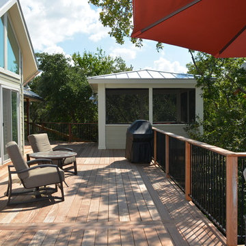 Ipe Deck With Screen Porch To Match Home