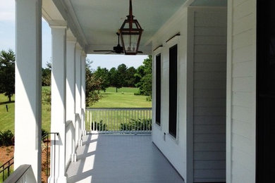Classic porch idea in Charleston
