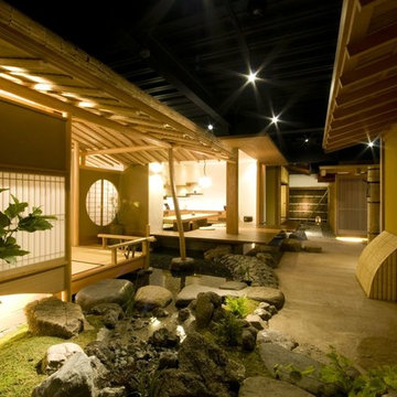 Japanese Style of Stone Garden