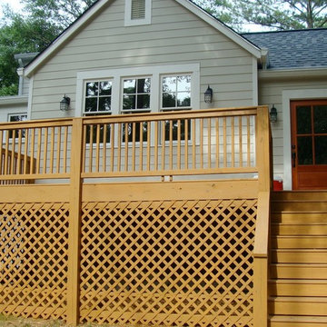 Kitchen, Family Room And Deck - Addition