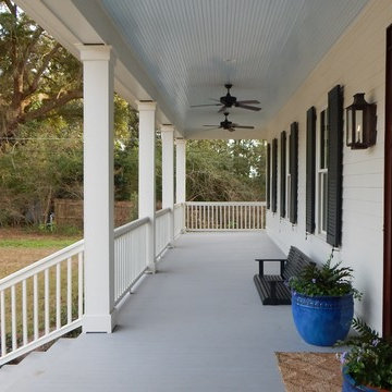 Large front entry with porch