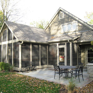 Leawood KS Screened Porch with Additional Access off Master Bedroom