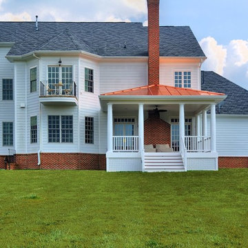 Leesburg Open Porch over Composite Decking