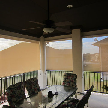 Looking out - Patio Roller Shades