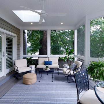 Low maintenance deck and screened porch