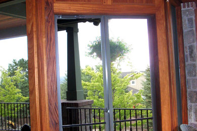 This is an example of a traditional porch design in Denver.