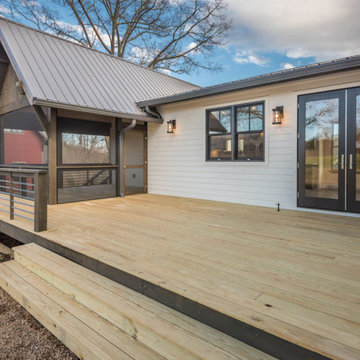 Modern Farmhouse Back Deck