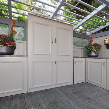 Murphy Bed in Outdoor Bedroom