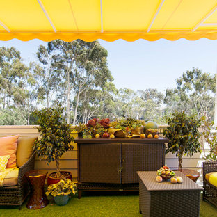 Immagine di un patio o portico boho chic