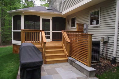 This is an example of a traditional porch design in DC Metro.