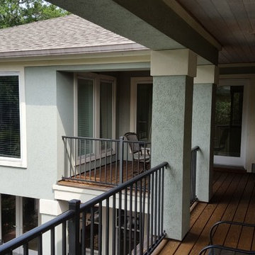 North Forest Beach Rental Home: Second floor balcony
