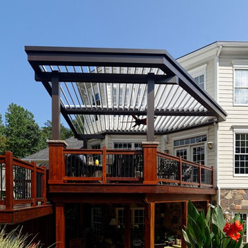 Oil Rubbed Bronze Equinox Adjustable Louvered Roof, Deck, and Patio