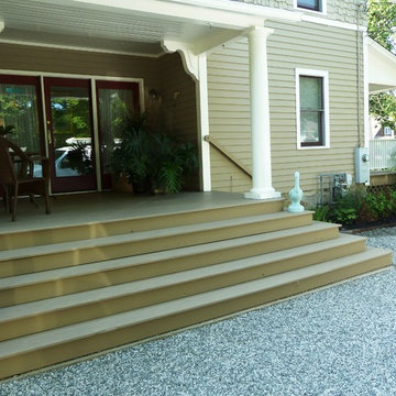 One Family House Restoration - Exterior- Before/After
