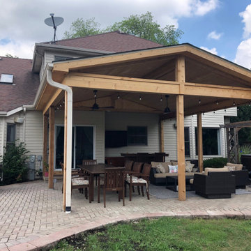 Open Porch with Belgard Patio in Elmhurst, IL