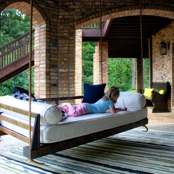 Outdoor Custom Twin or Crib Mattress Bed Porch Swing Daybeds