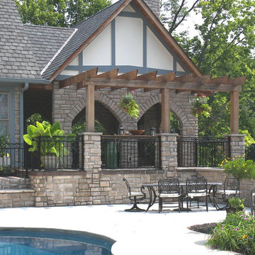 Outdoor Living Room and Pergola