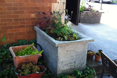 Outdoor Sidewalk planter and repairs