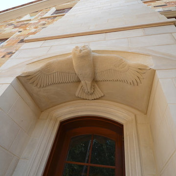Owl entryway in situ