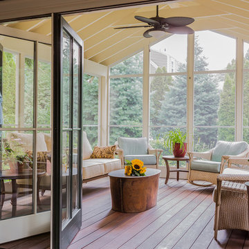 Peaceful Sitting Enclosed Porch