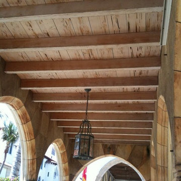 pecky cypress ceiling Addison Mizner Palm Beach
