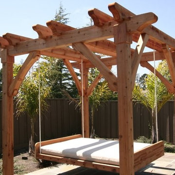 Pergola and Swing Bed