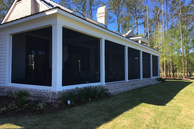This is an example of a porch design in Atlanta.