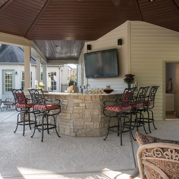 Pool House  and Outdoor Living Space in St. Charles