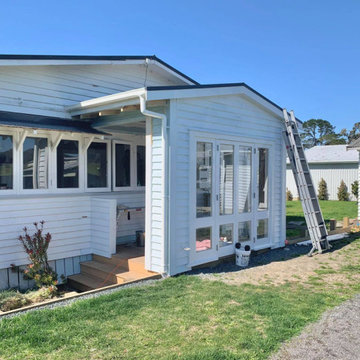 Porch and deck build in West Auckland