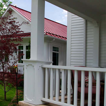 Porch Details - Guest Cabin Beyond
