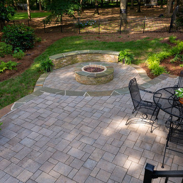 Country Club Firepit and Patio Renovation