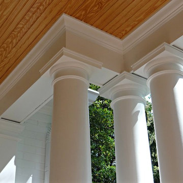 Porch, Garage and Facade Facelift for a Ranch-Style Home