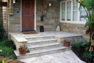 This is an example of a front porch design in Tampa.