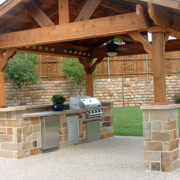 75 Rustic Outdoor Kitchen Ideas You'll Love - March, 2022 | Houzz