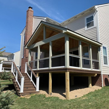 Powell, OH, Deck and Screened Porch