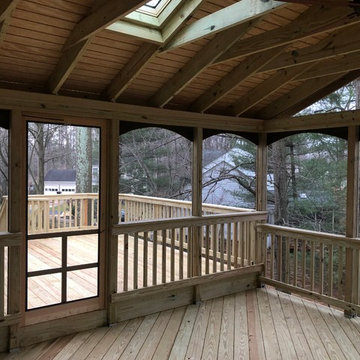 Pressure Treated Pine Screen Porch and Deck