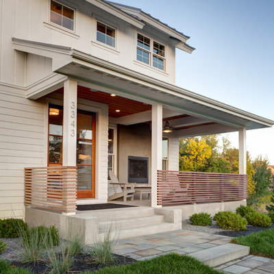 Farmhouse porch photo in Minneapolis