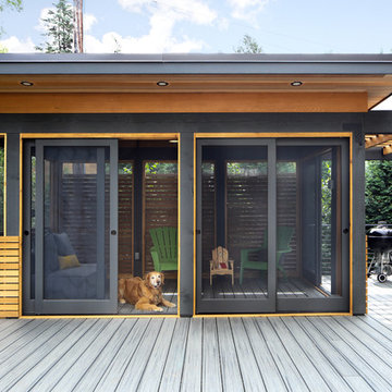 Project 3419-1 Outdoor Living Space Screen Porch Deck Porch Bar Minneapolis