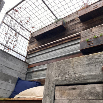 RECLAIM WOOD CONCRETE AND STEEL