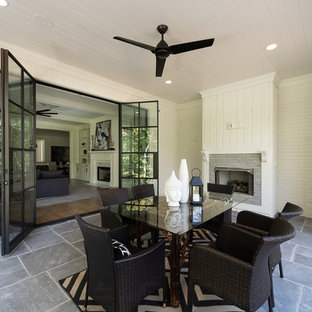 Idee per un ampio portico chic