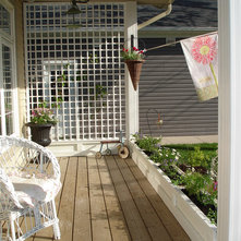 Eclectic Porch by Restyled Home