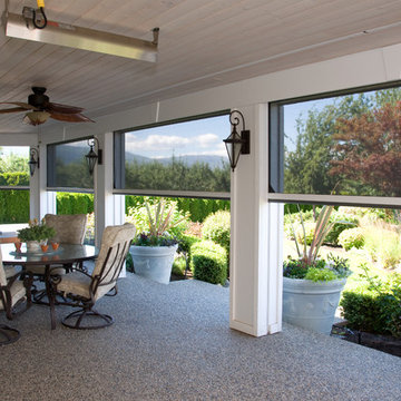 Retractable screens help bring the outside in - Kelowna BC
