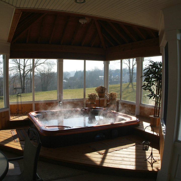 Screened Porch With Hot Tub Photos & Ideas Houzz