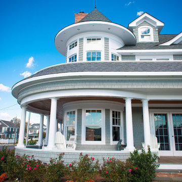 Rounded Turret & Porch